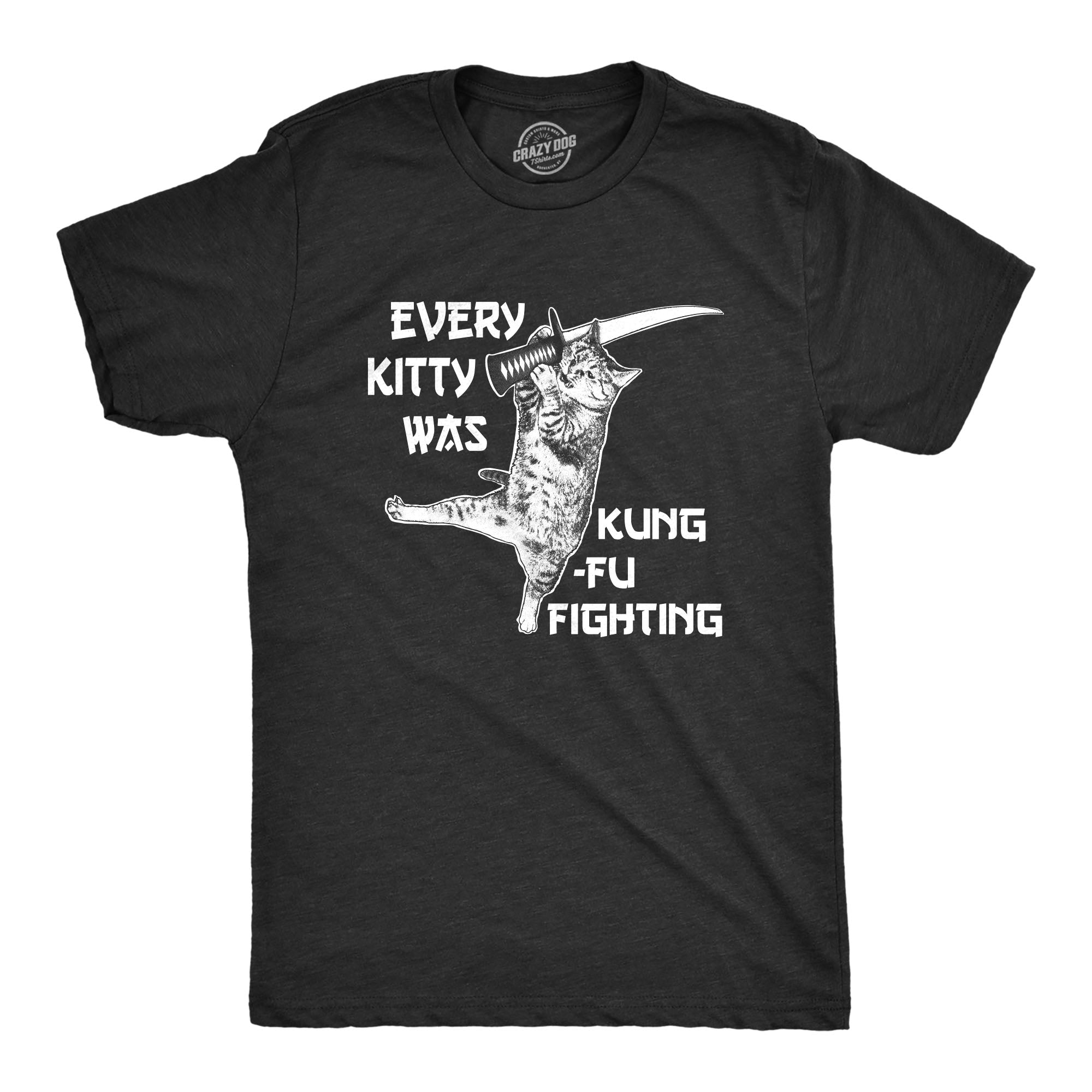 Every Kitty Was Kung Fu Fighting Men's T Shirt
