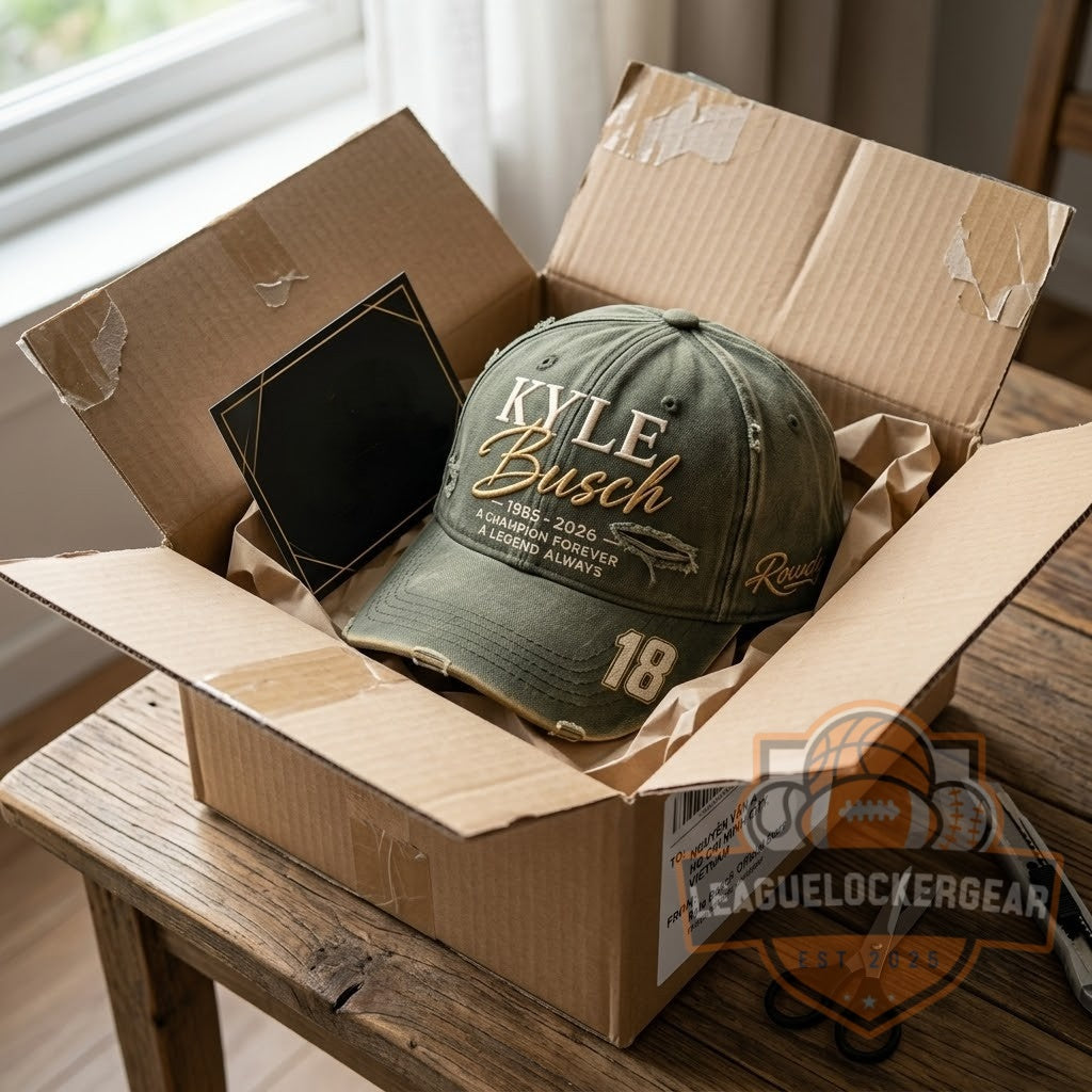 Kyle Busch 1985-2026 A Champion Forever Distressed Cap