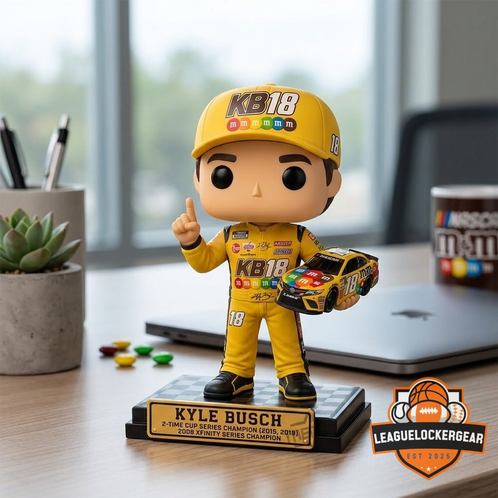 Kyle Busch 2-Time Cup Series Champion Funko Pop Figure