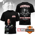 Kyle Busch Legendary NASCAR Driver 1985-2026 T-Shirt