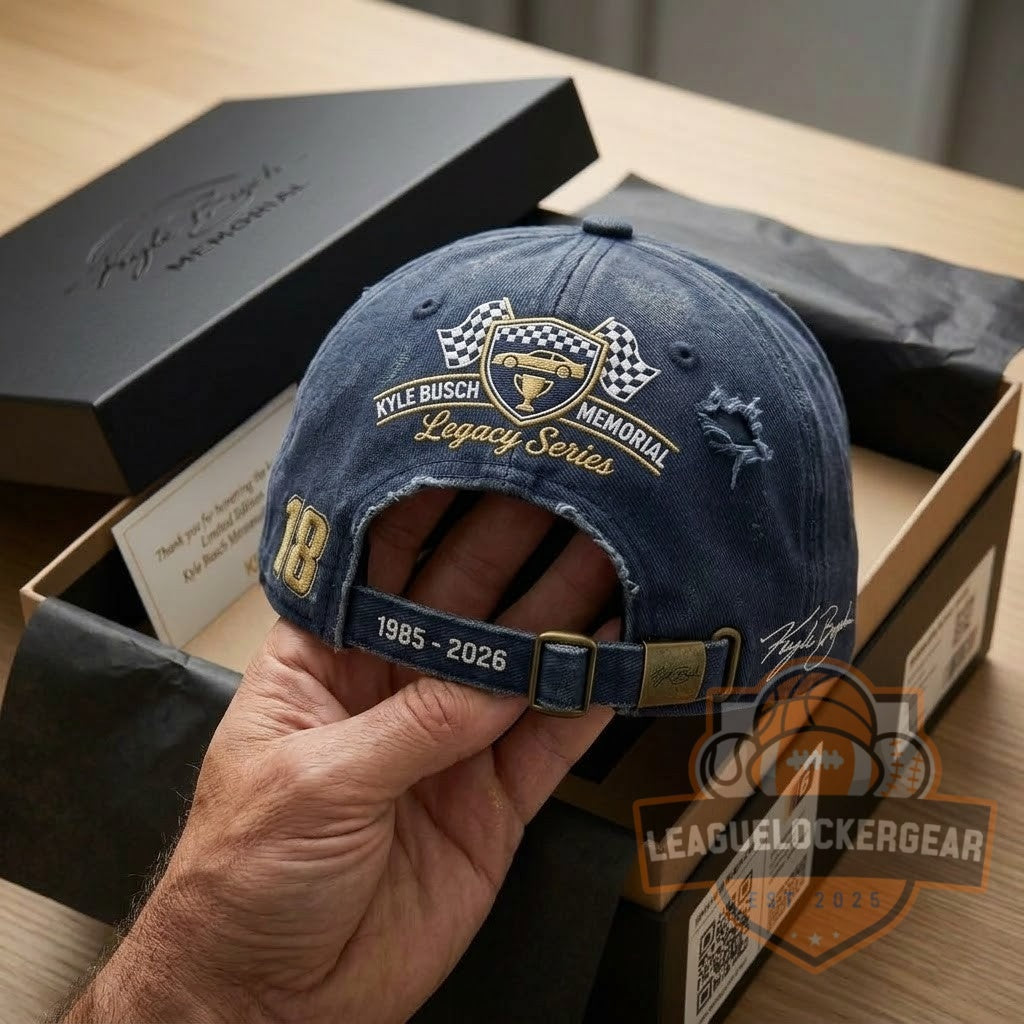 Kyle Busch Legend’s Last Lap 1985-2026 Memorial Baseball Cap