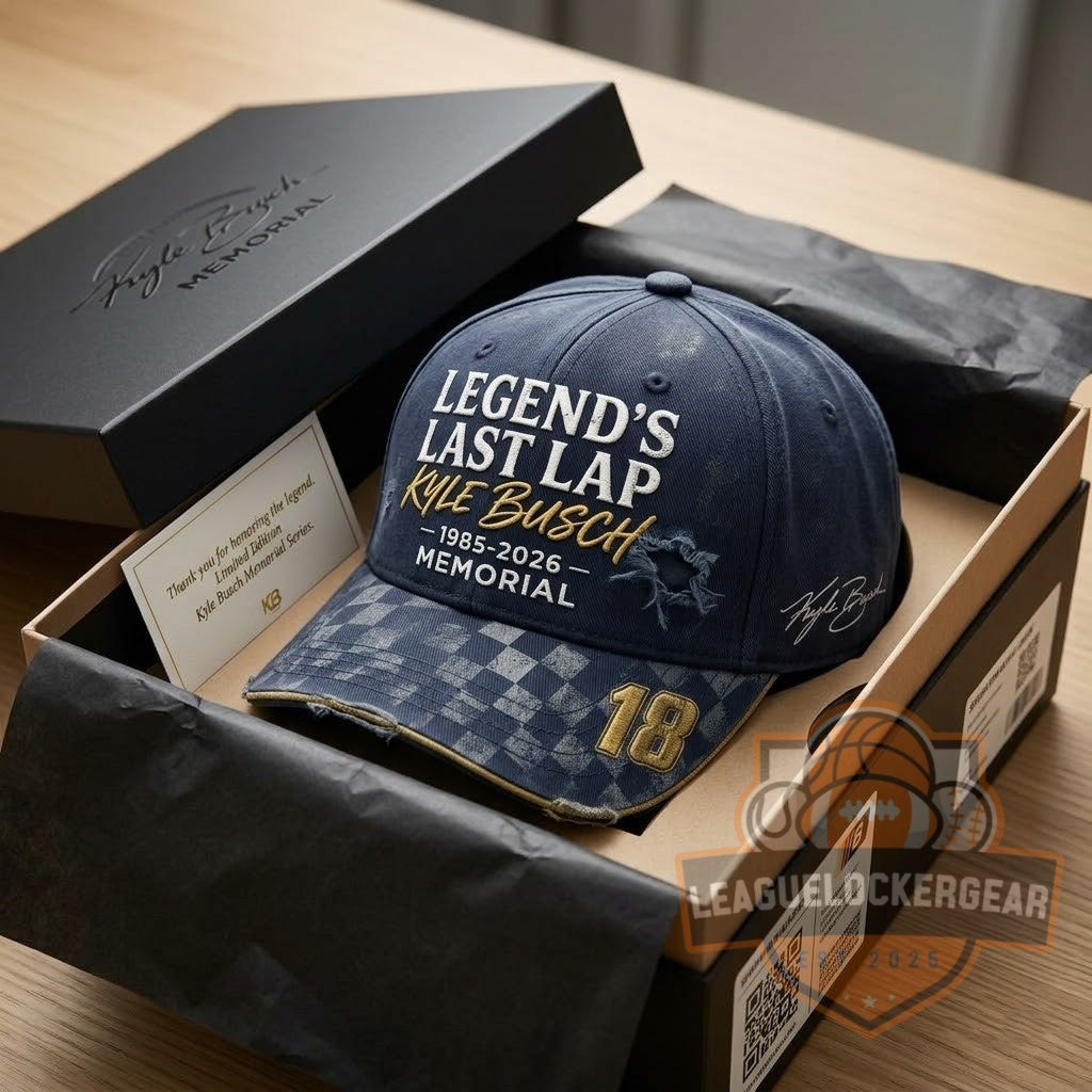 Kyle Busch Legend’s Last Lap 1985-2026 Memorial Baseball Cap