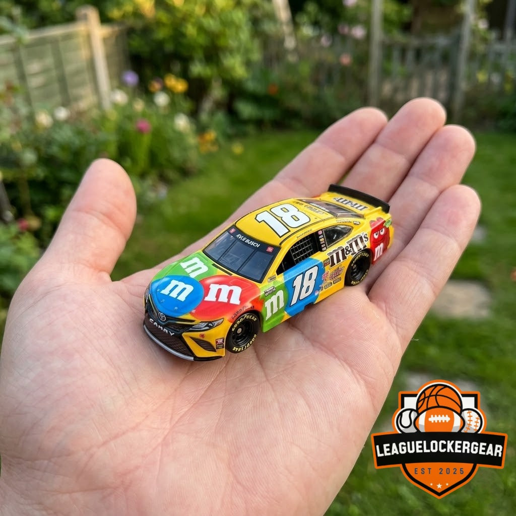 Kyle Busch M&M’s Toyota Camry Hot Wheels Scale Die-cast Car
