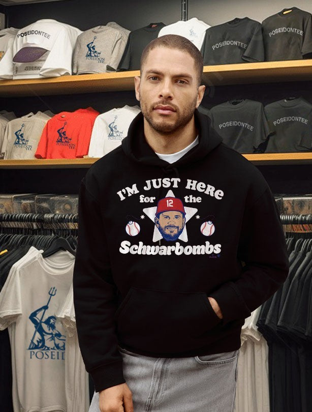 Kyle Schwarber I’m Just Here For The Schwarbombs T-shirt
