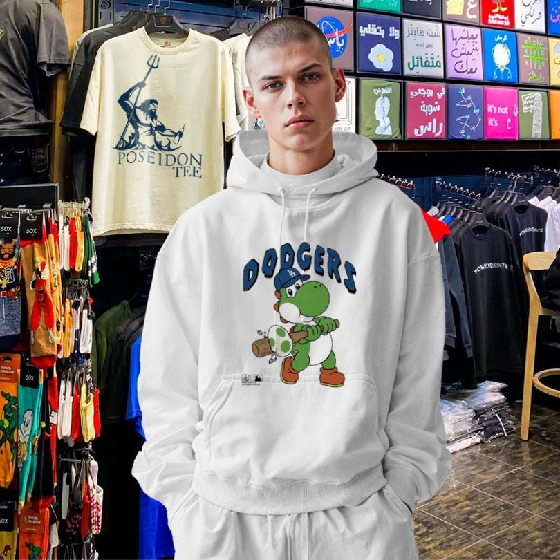 La Dodgers Yoshi Baseball Egg T-shirt