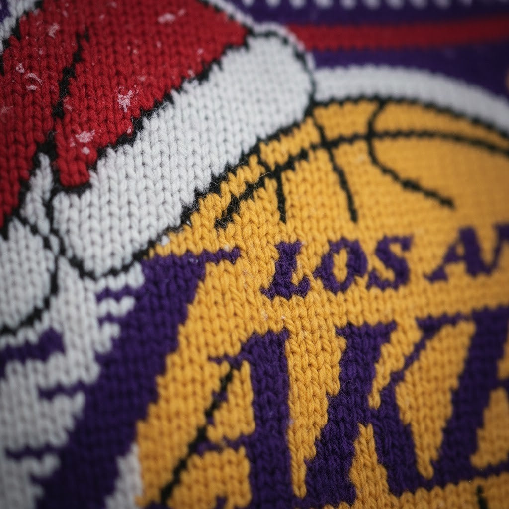 LA Lakers Ugly Christmas Sweater 2025 – Official NBA Fan’s Festive Flex Knit