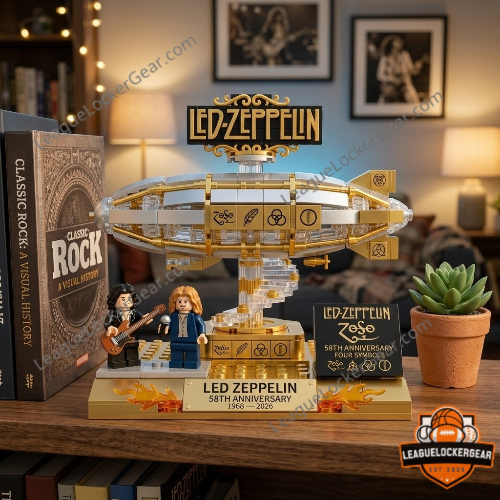 Led Zeppelin 58th Anniversary 1968-2026 ZoSo Building Blocks Set