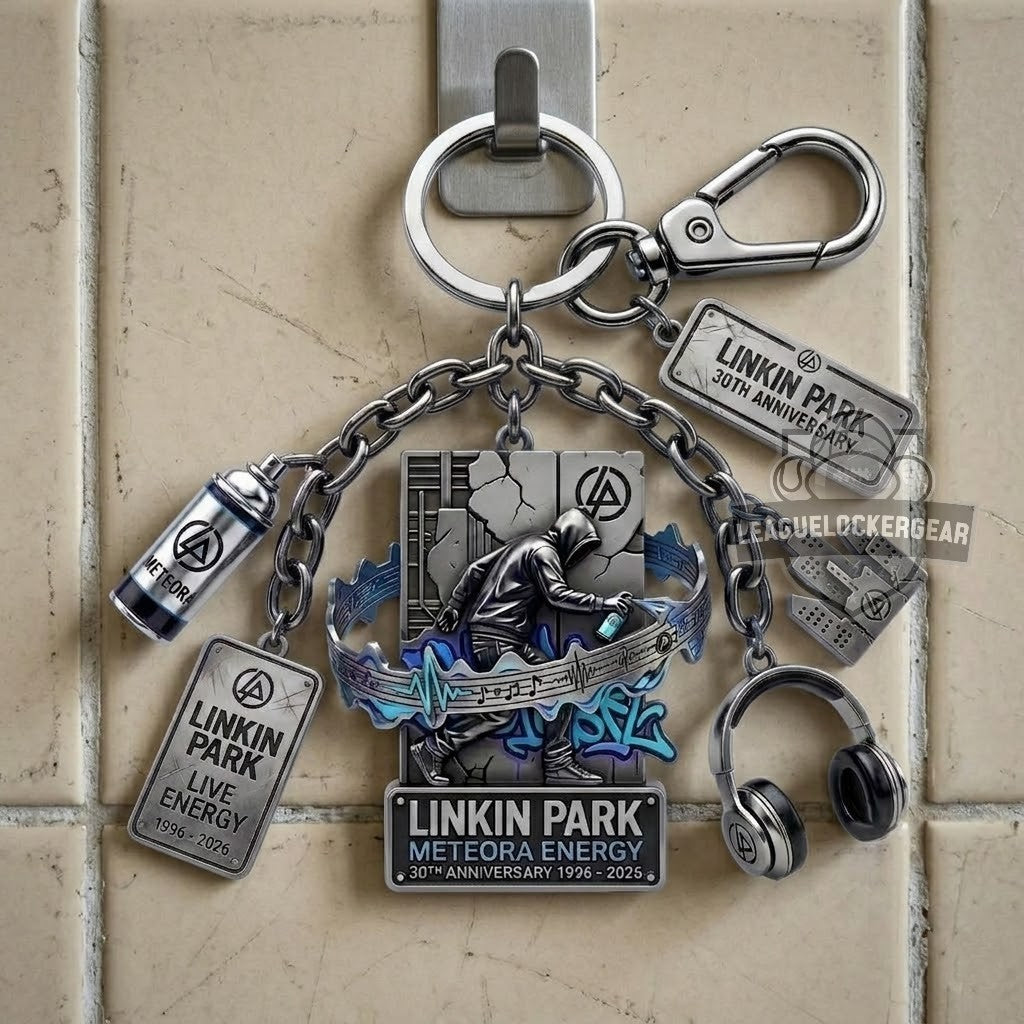 Linkin Park Meteora Energy 30th Anniversary 1996-2026 Keychain
