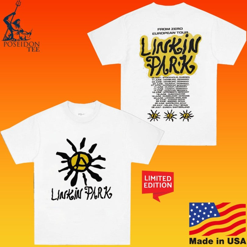 Linkin Park X Deus Ex Machina Pop Up Spain European Tour T-shirt