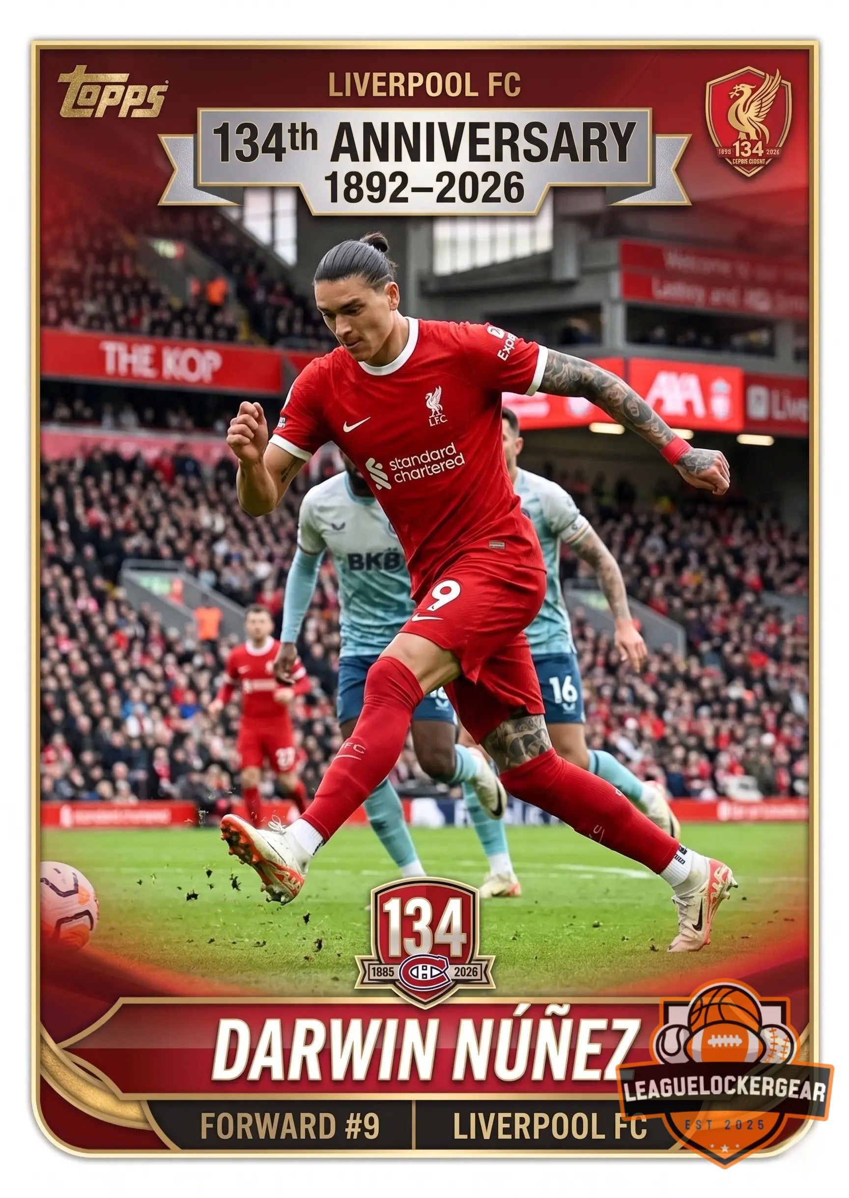 Liverpool FC 134th Anniversary1892-2026 Trading Card Box Set
