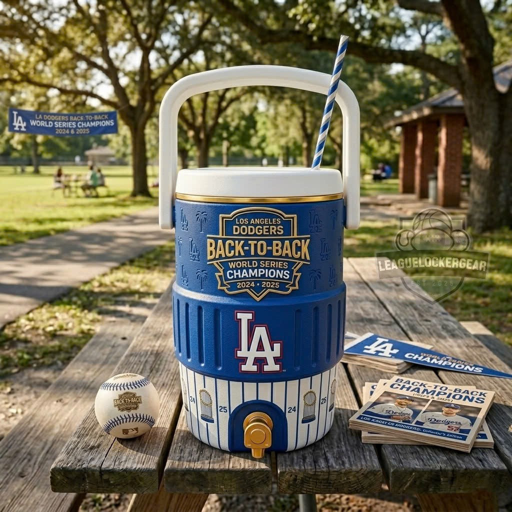 Los Angeles Dodgers Back-to-Back World Series Champions Cooler Cup