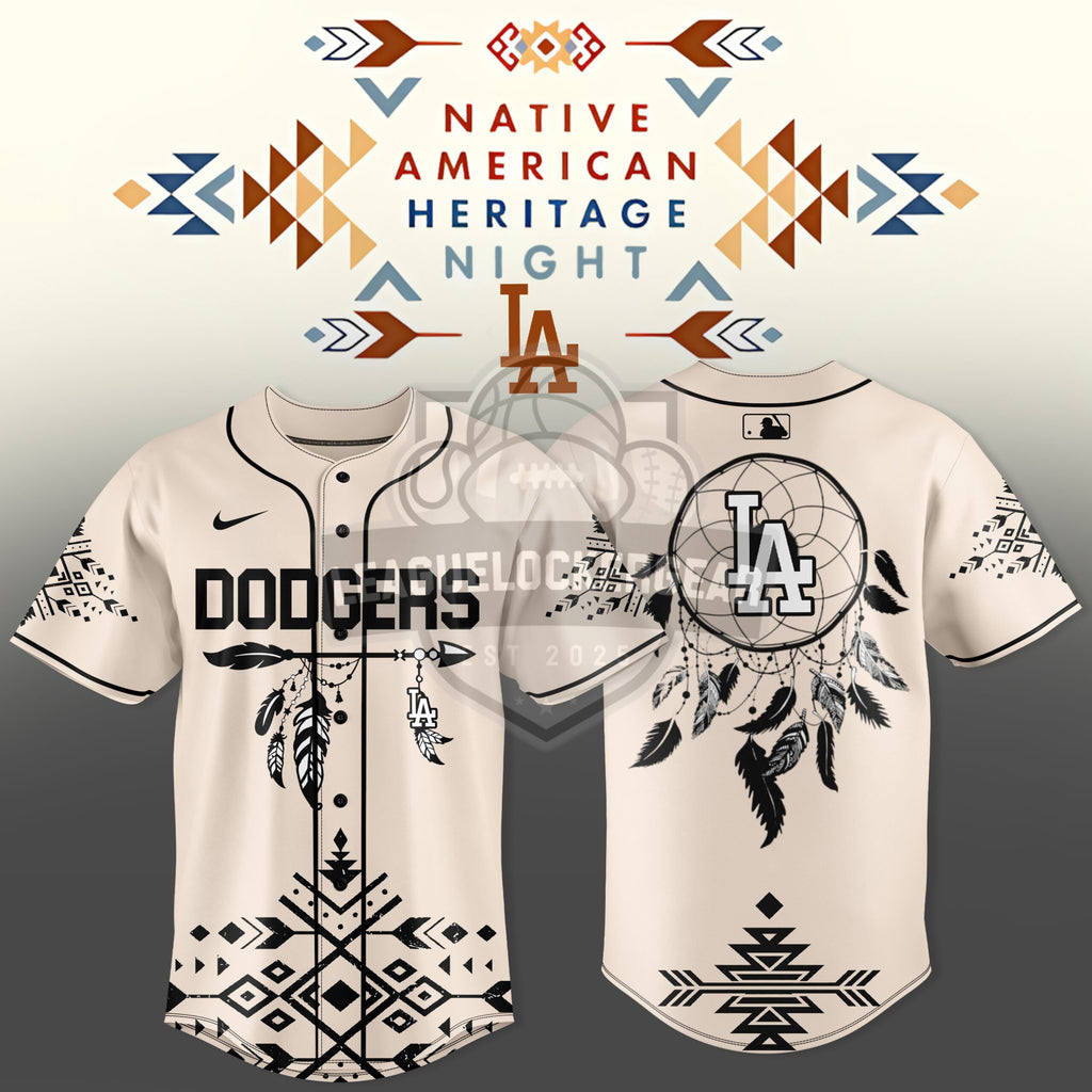 Los Angeles Dodgers Native American Heritage Night Baseball Jersey