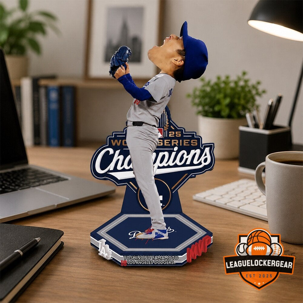 Yoshinobu Yamamoto World Series 2025 Champions MVP Bobblehead