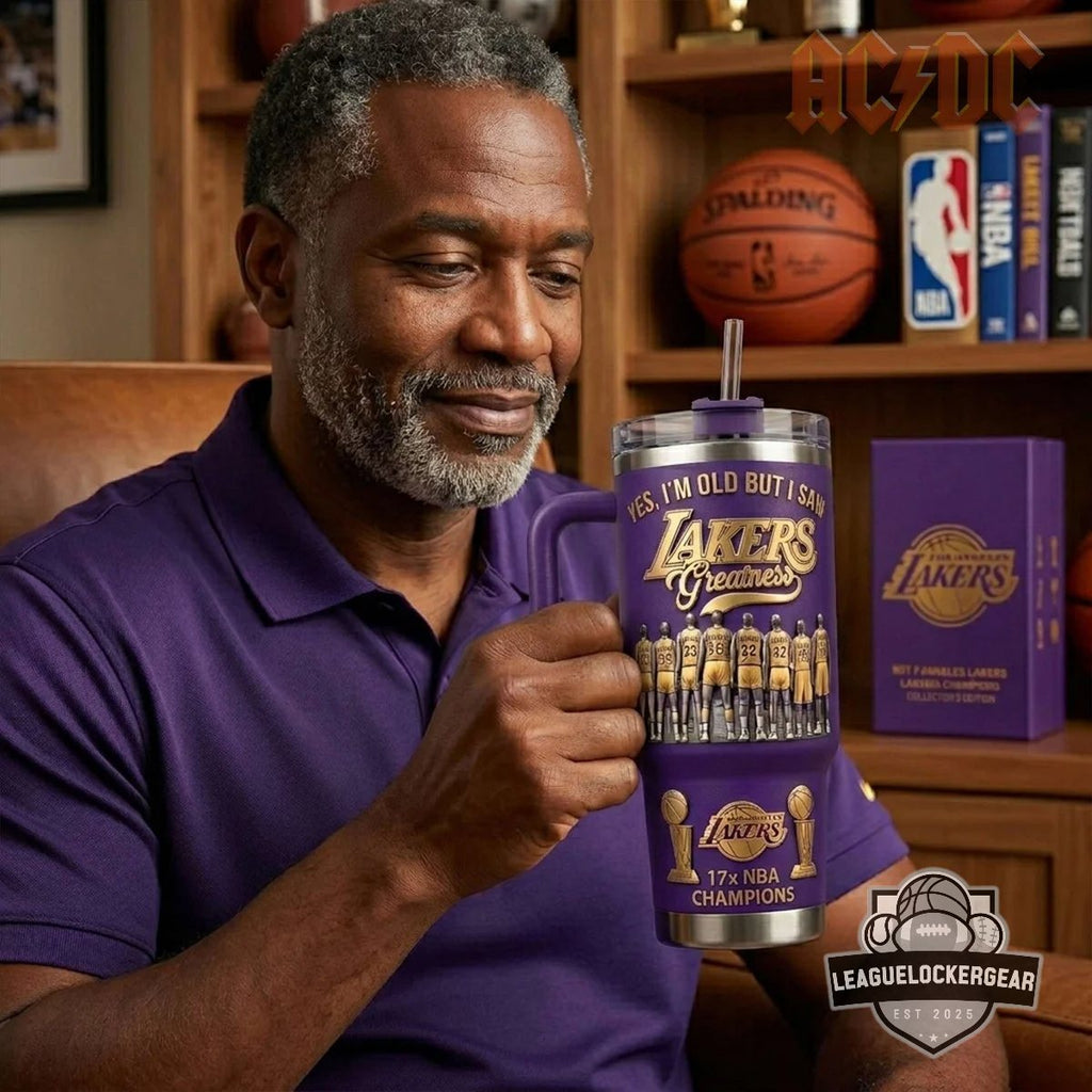 Los Angeles Lakers Yes I’m Old But I Saw Lakers Greatness Tumbler