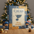 St. Louis Blues Advent Calendar 2025 – Merry Christmas Retro Blue & Yellow Fan NHL Collectible Gift