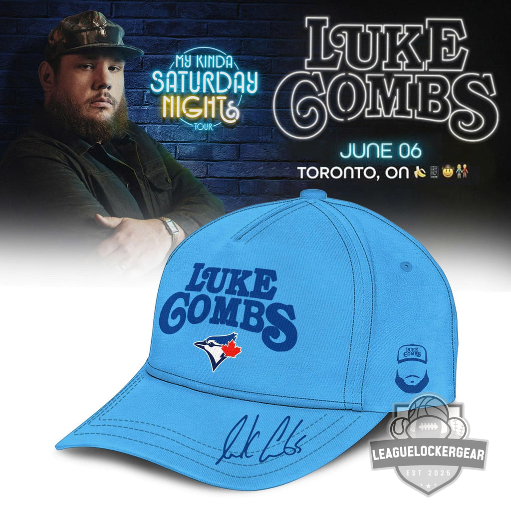 Luke Combs Toronto Blue Jays My Kinda Saturday Night Tour Baseball Jersey