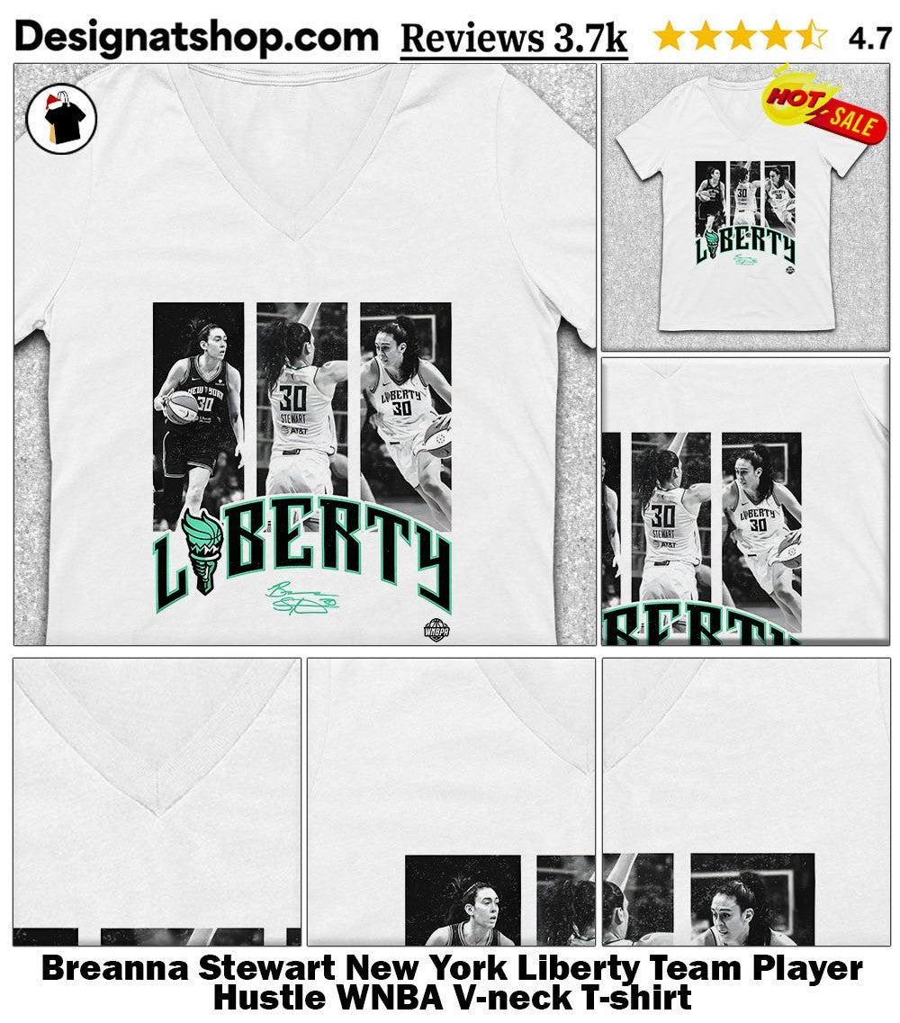 Breanna Stewart New York Liberty Team Player Hustle WNBA shirt