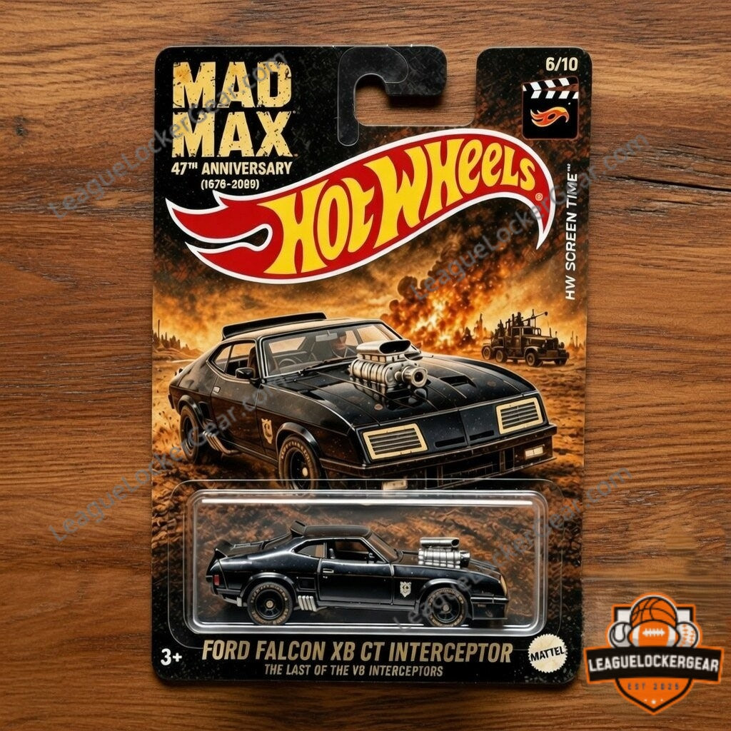 MAD MAX 47th Anniversary Ford Falcon XB GT Interceptor Hot Wheels Car