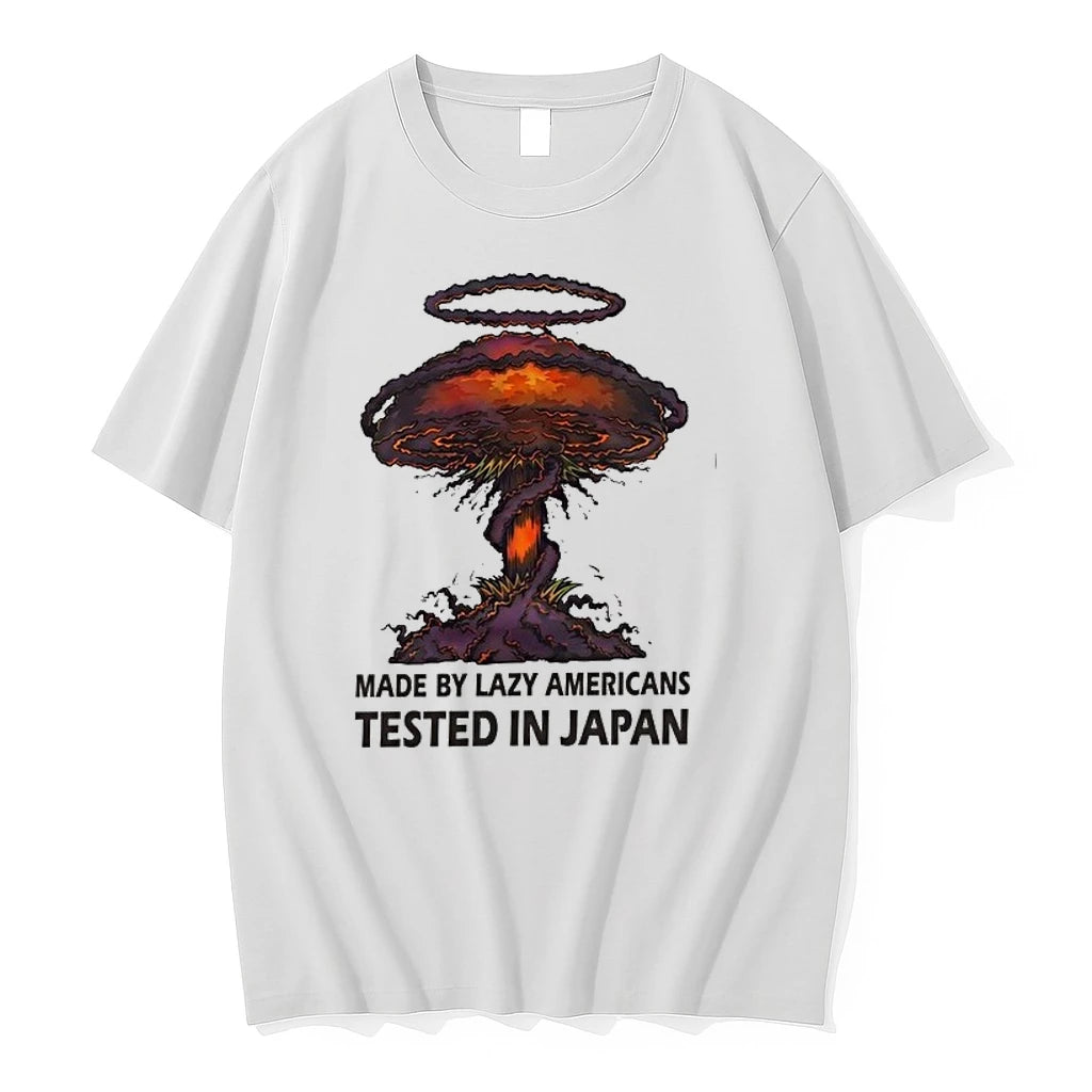 Made By Lazy Americans Tested In Japan 0 Tshirts Sweater