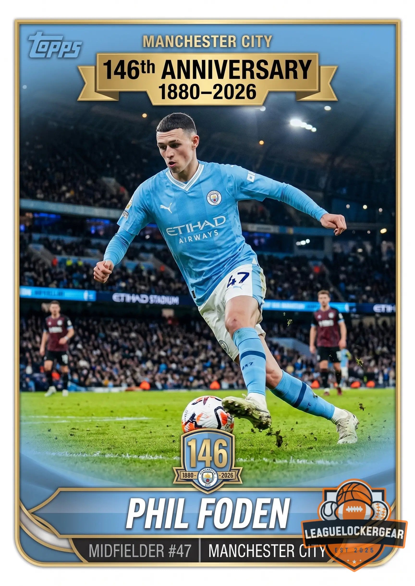 Manchester City 146th Anniversary 1880-2026 Trading Cards