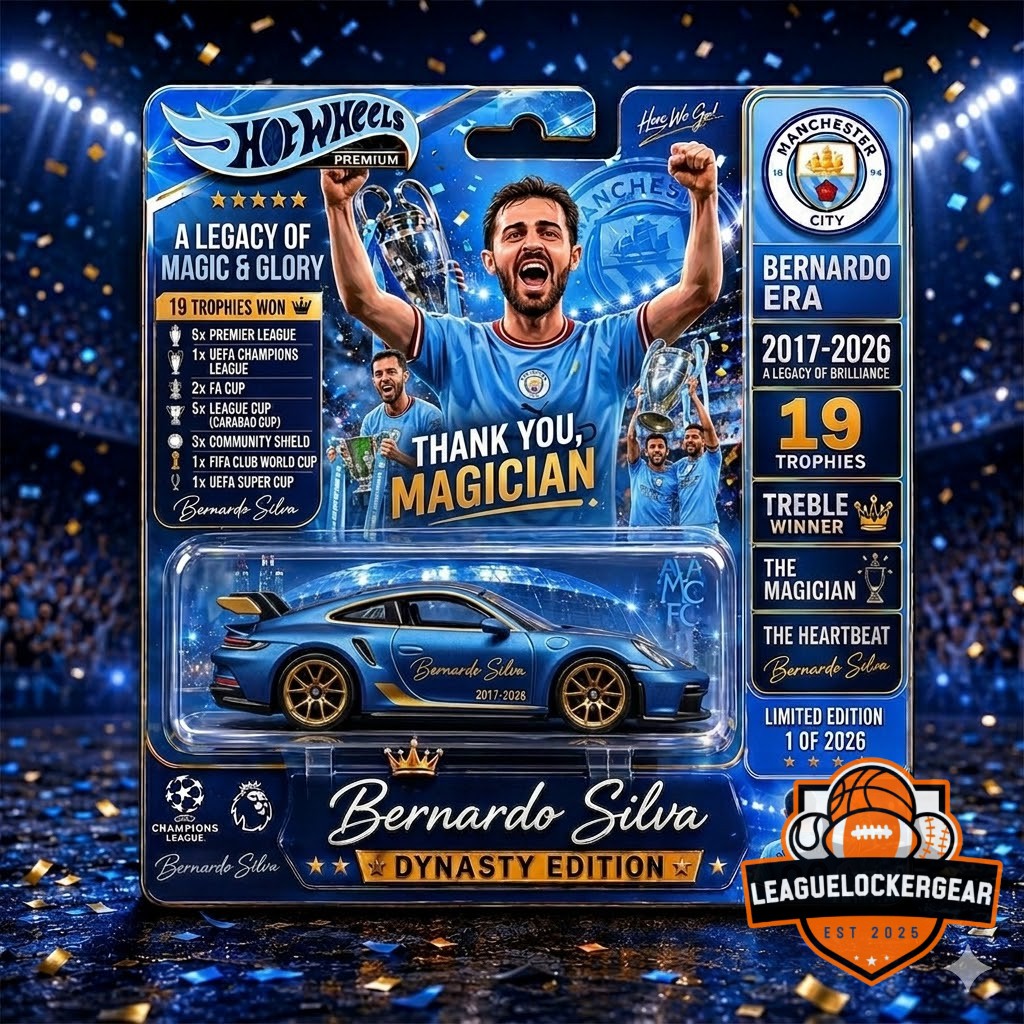 Manchester City Bernardo Silva 2017-2026 Hot Wheels Collectible Car