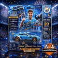 Manchester City John Stones Tribute Edition Hot Wheels Premium Die-cast Car
