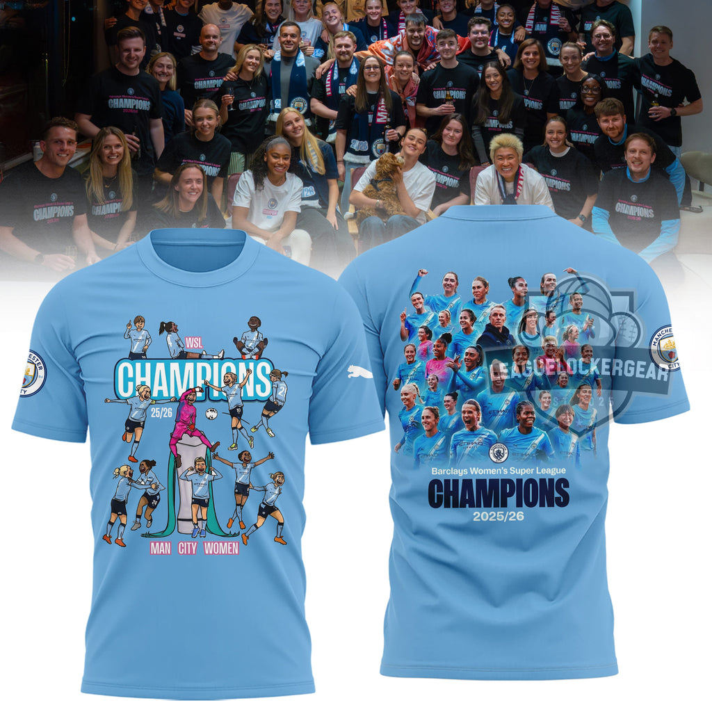 Manchester City WLS Champions 25/26 Shirt