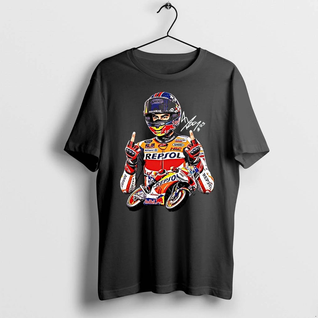 Marc Marquez Racing Signature Middle Finger Meme 0 Tshirts Sweater
