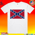 Mark Lee Confederate Rebel Flag Raglan T-shirt