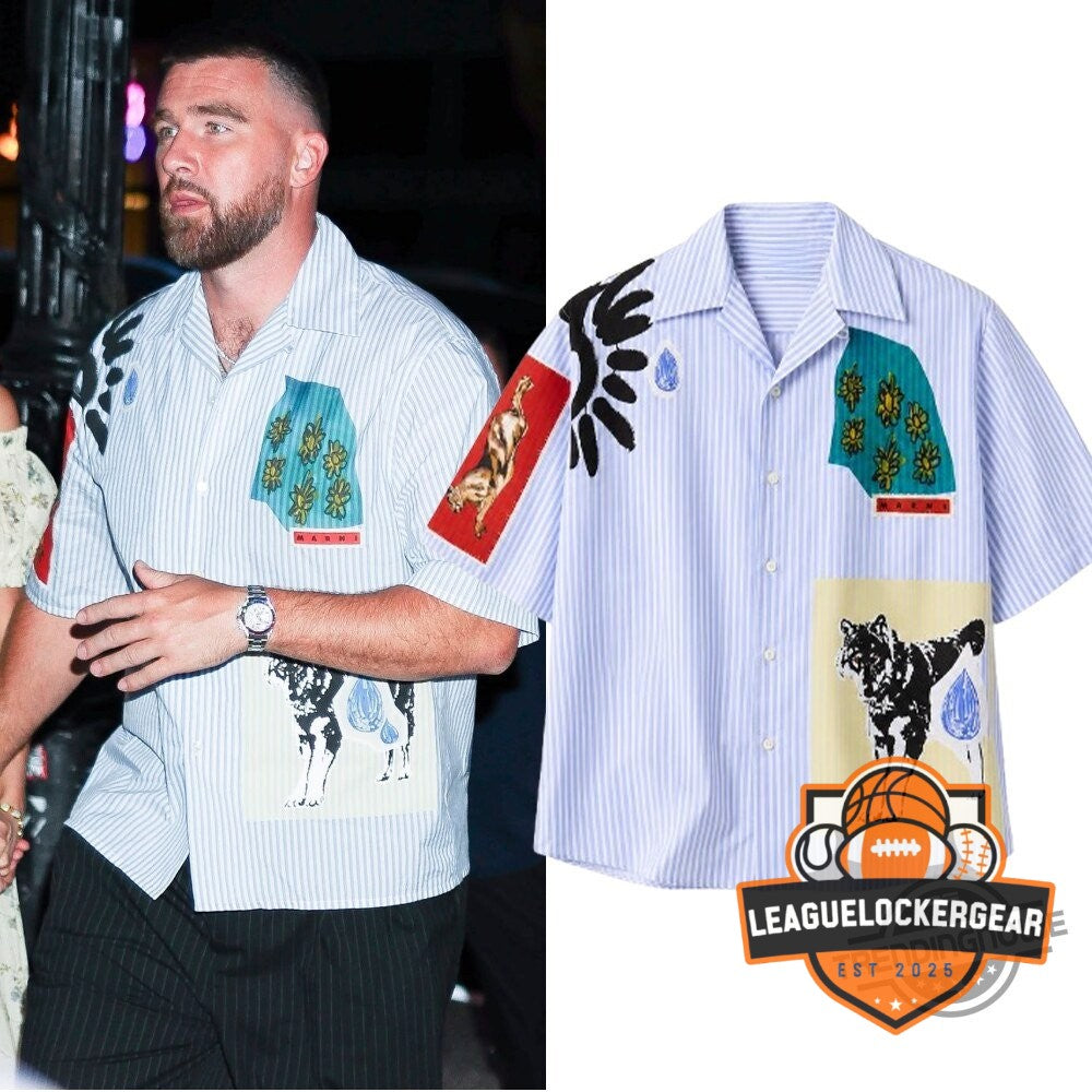 Travis Kelce Hawaiian Shirt In New York 2026