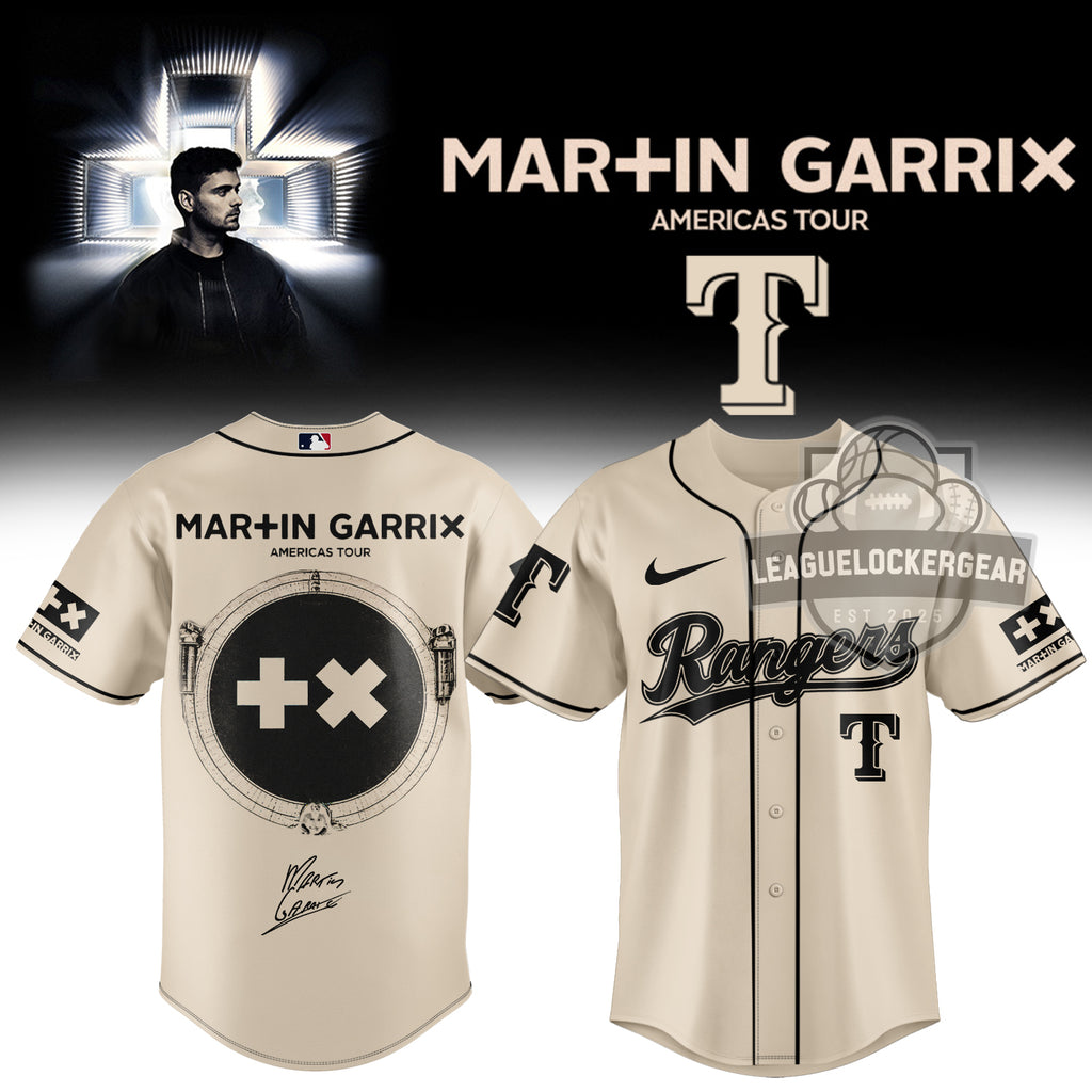 Martin Garrix Los Angeles Dodgers Americas Tour Baseball Jersey
