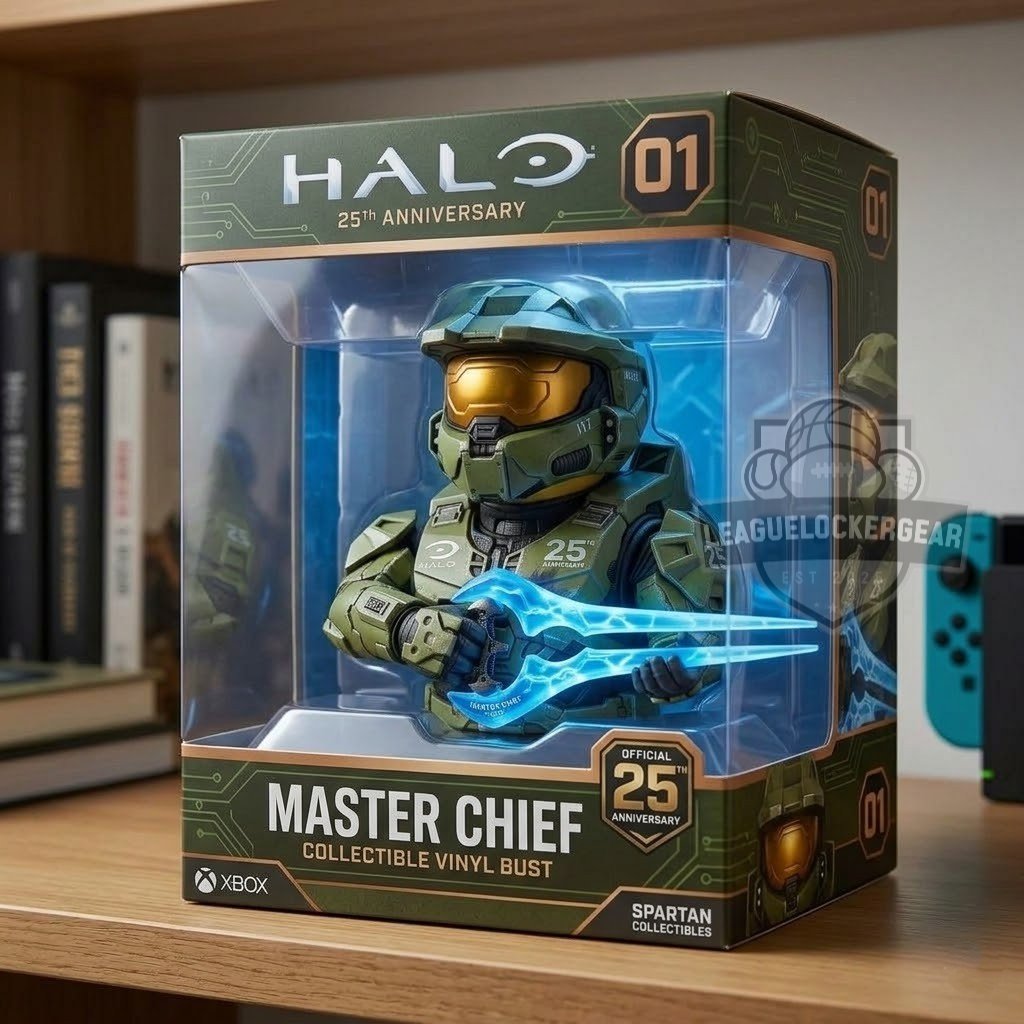 Master Chief Halo 25th Anniversary Duck Figure