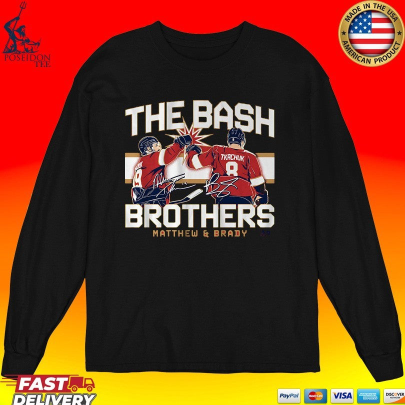 Matthew & Brady Tkachuk The Bash Brothers T-shirt