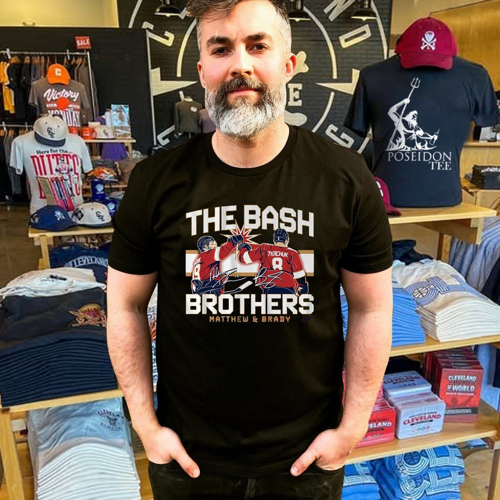 Matthew & Brady Tkachuk The Bash Brothers T-shirt