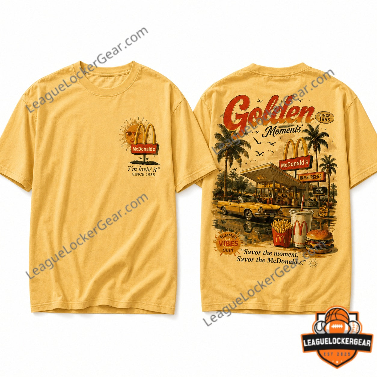 McDonald’s Golden Moments Vintage Summer T-Shirt