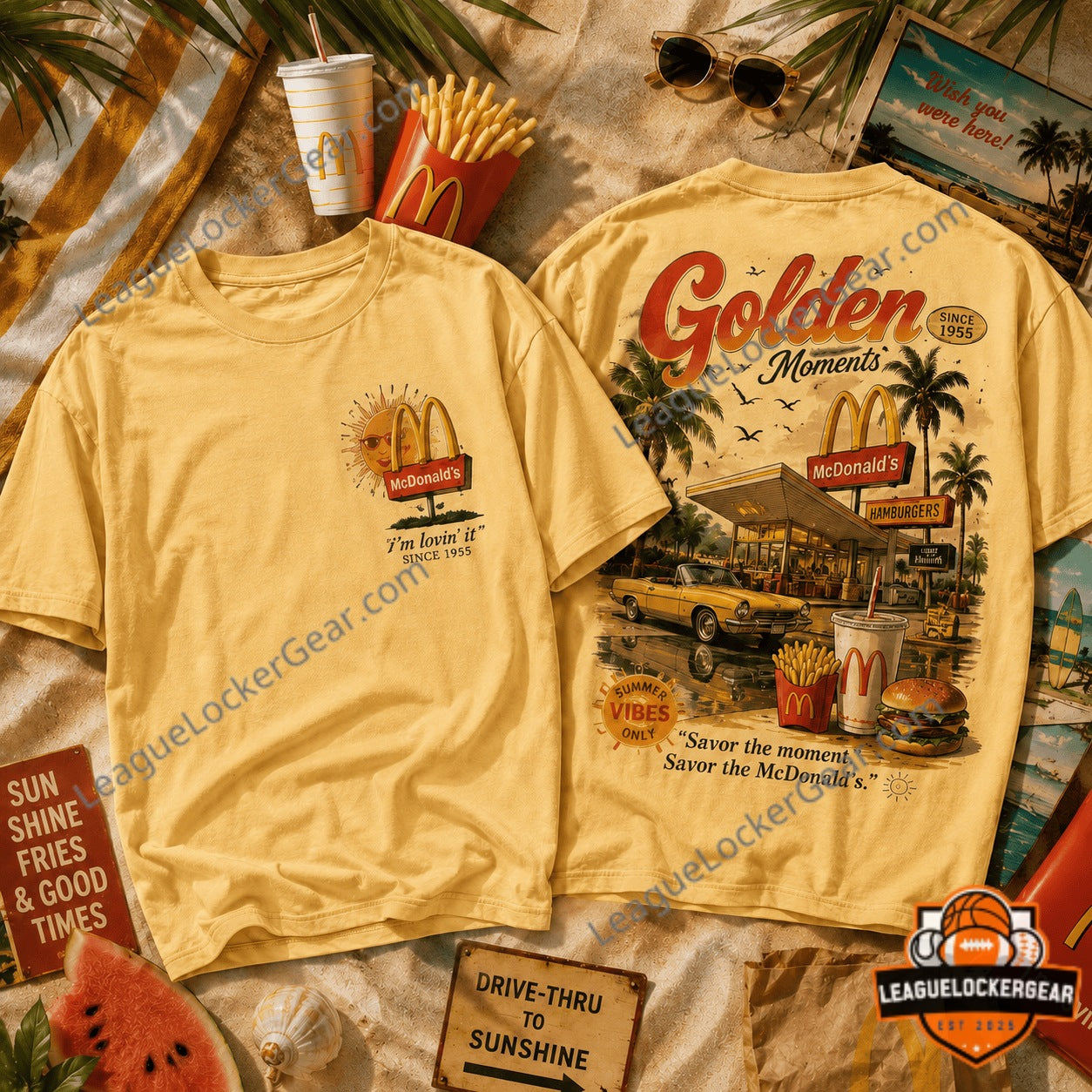 McDonald’s Golden Moments Vintage Summer T-Shirt