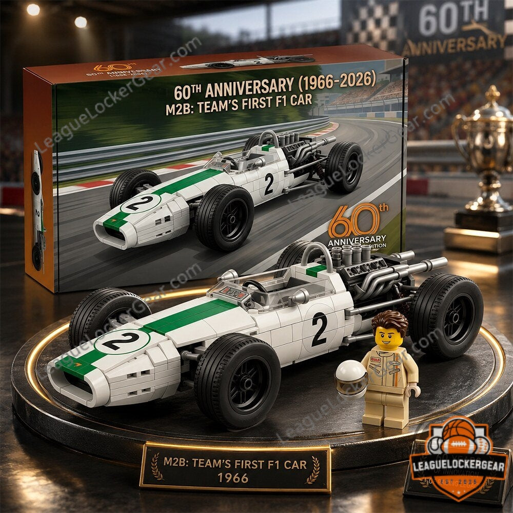 McLaren Racing 60th Anniversary M2B 1966 Team’s First F1 Car Building Blocks Set