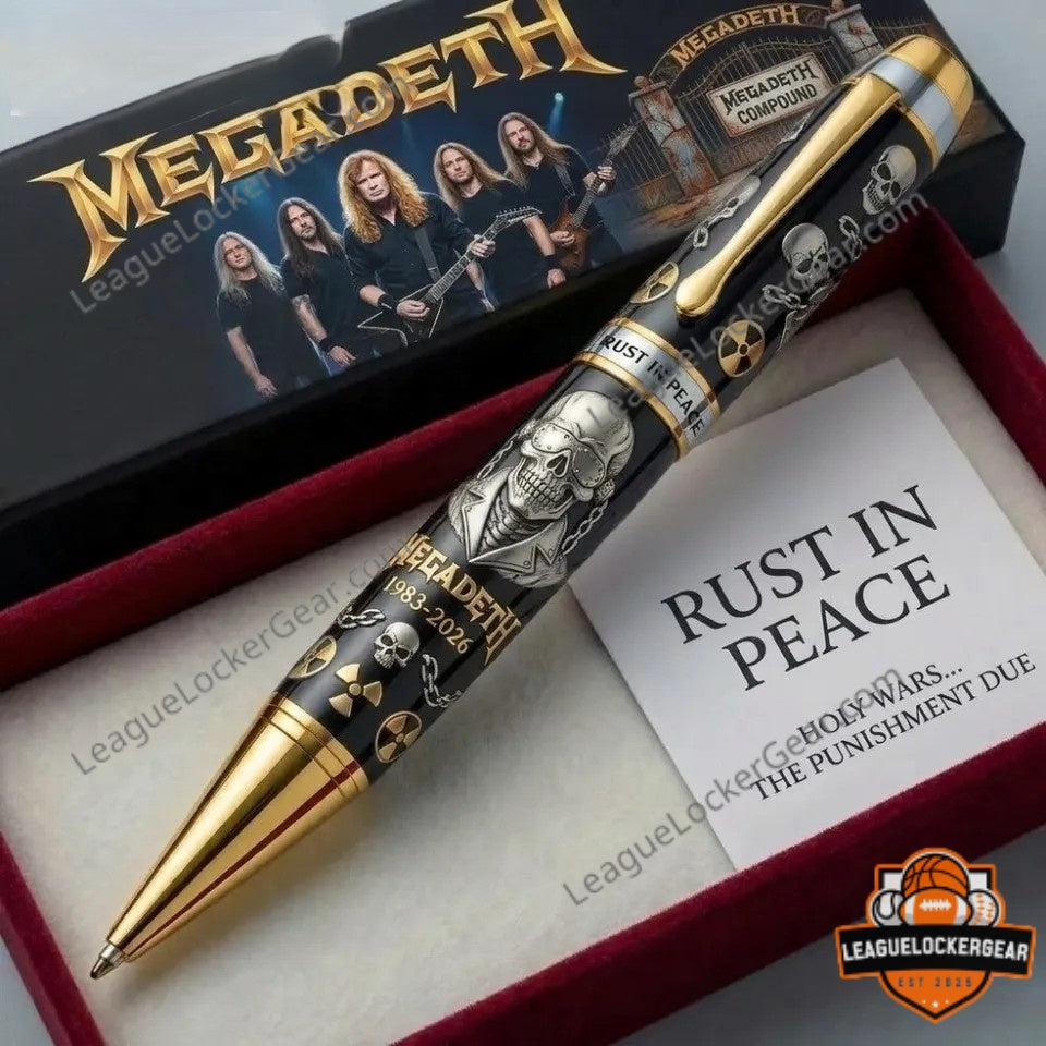 Megadeth 1983-2026 Anniversary Rust in Peace Pen