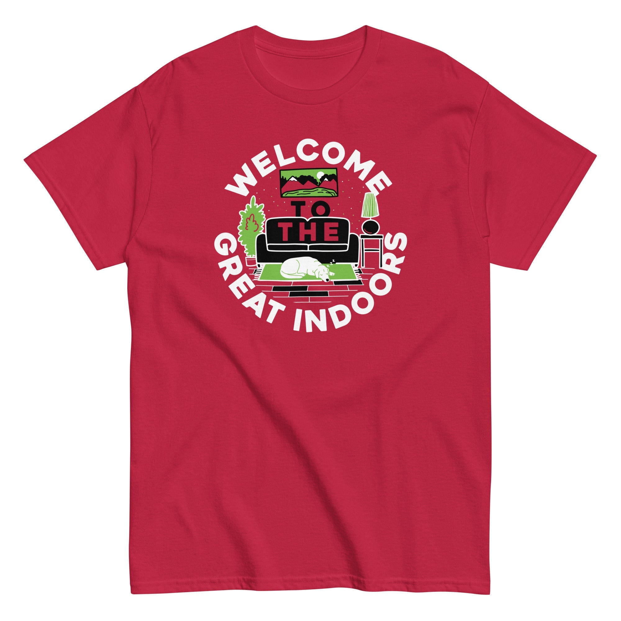 Welcome To The Great Indoors Men's Classic Tee