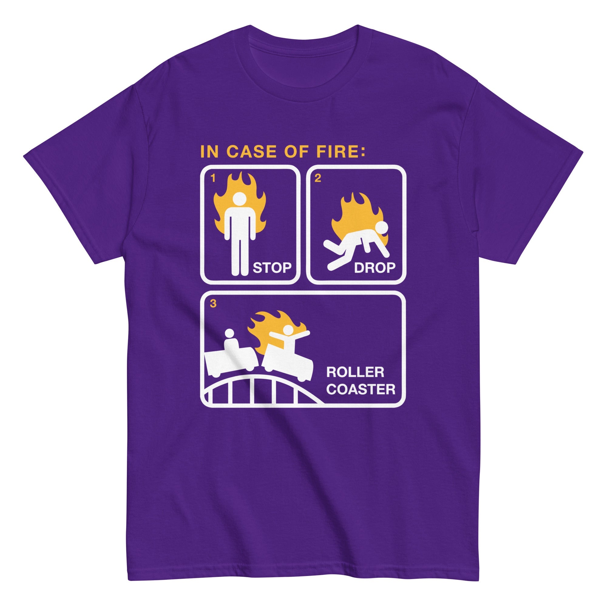 Stop Drop Roller Coaster Men's Classic Tee