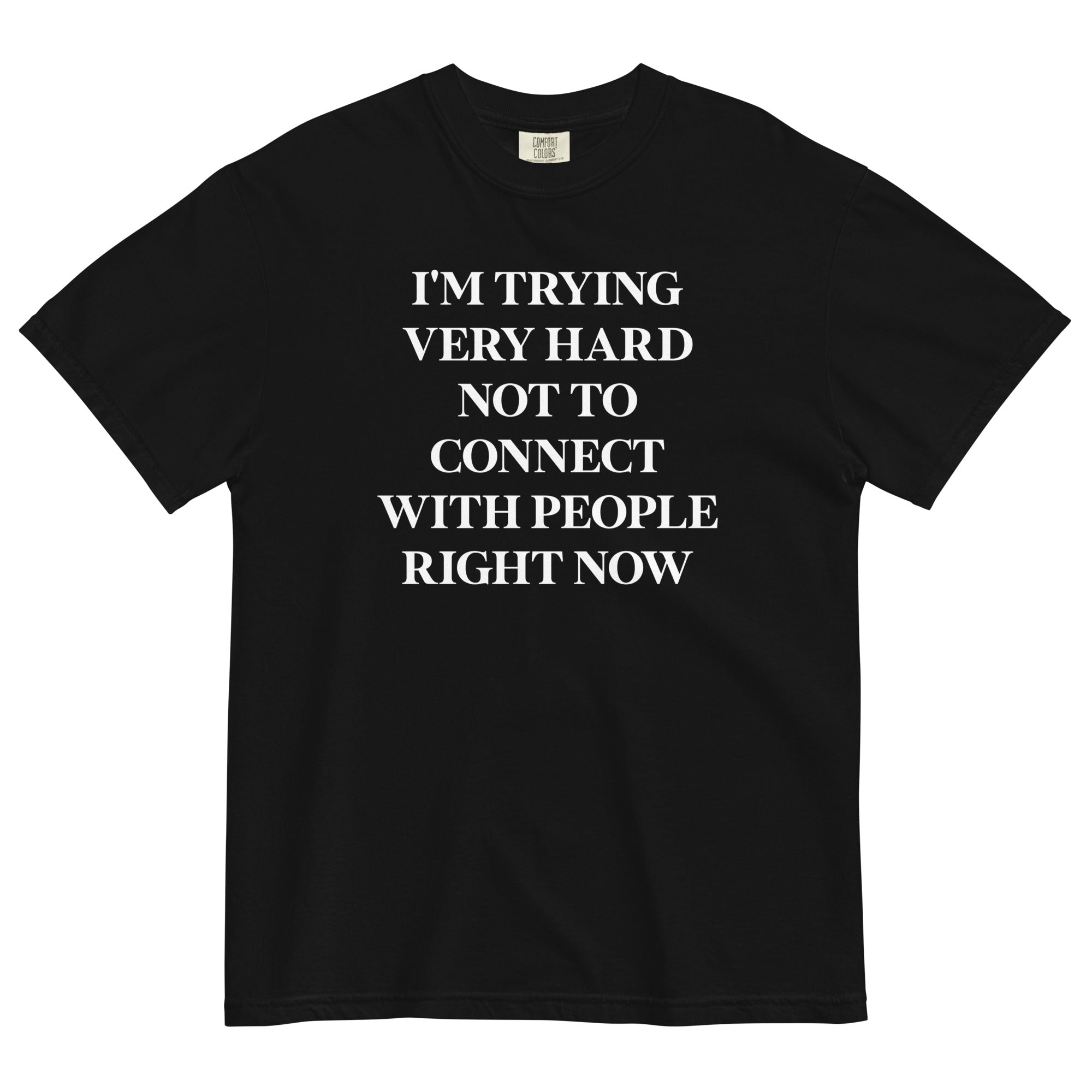 Trying Very Hard Not To Connect Men's Relaxed Fit Tee