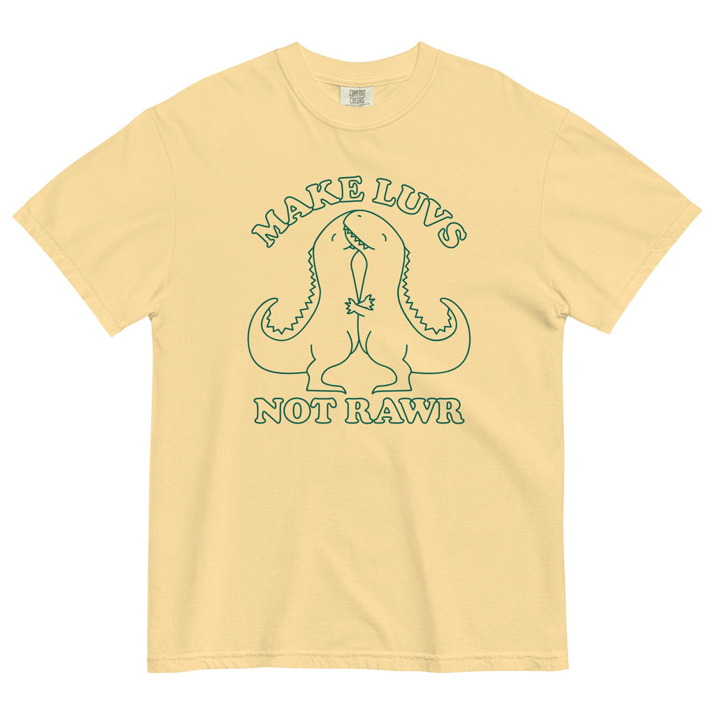 Make Luvs Not Rawr Men's Relaxed Fit Tee