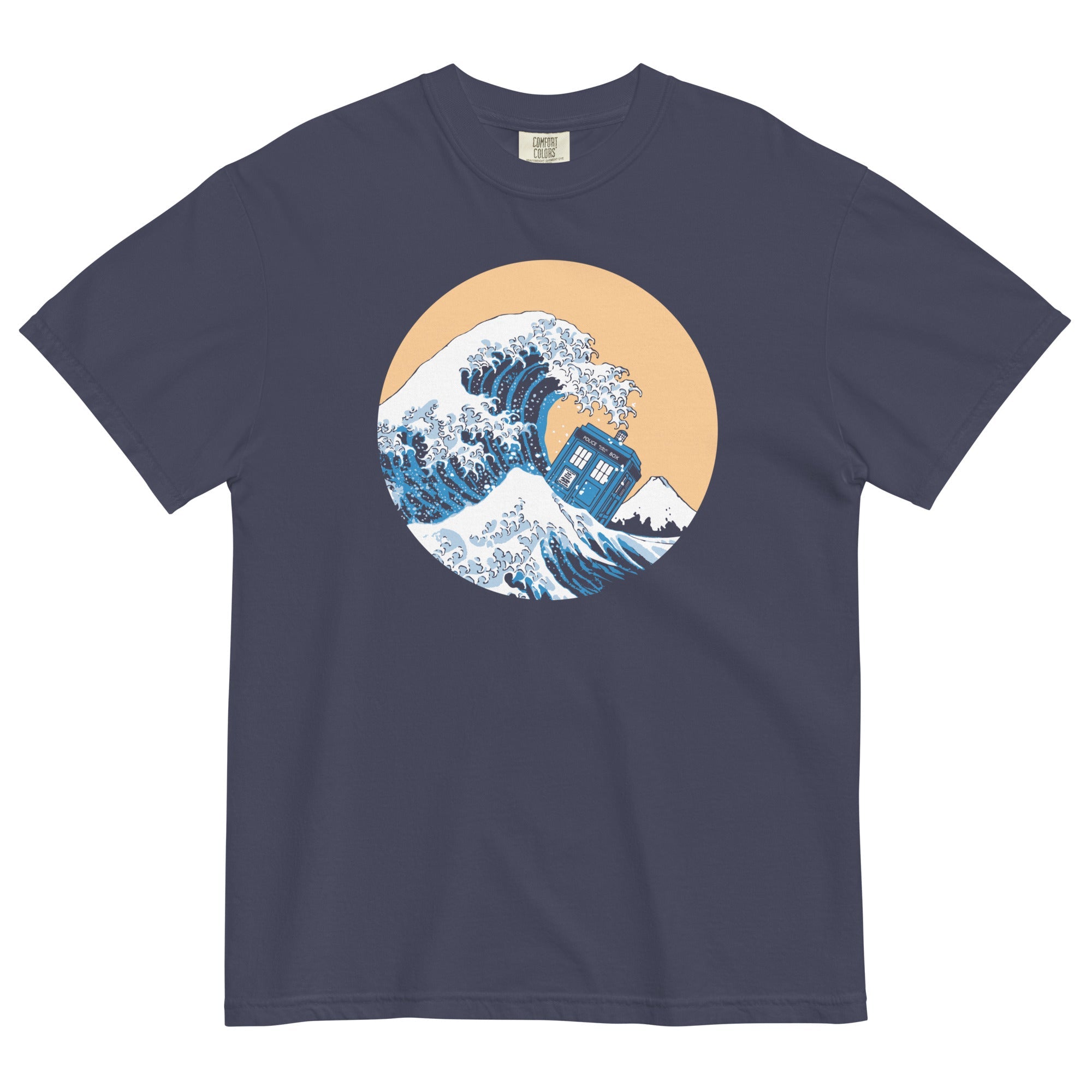 Police Box Wave Men's Relaxed Fit Tee