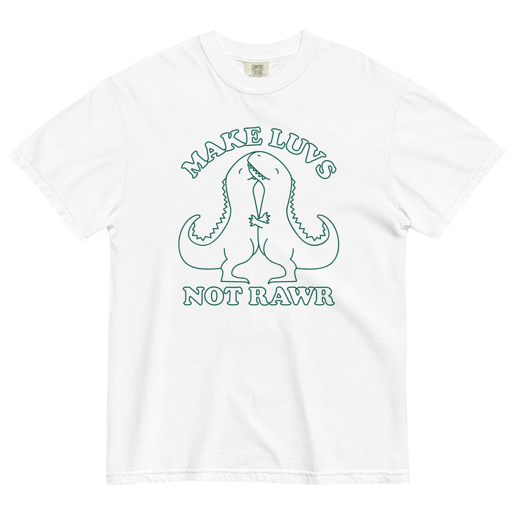 Make Luvs Not Rawr Men's Relaxed Fit Tee