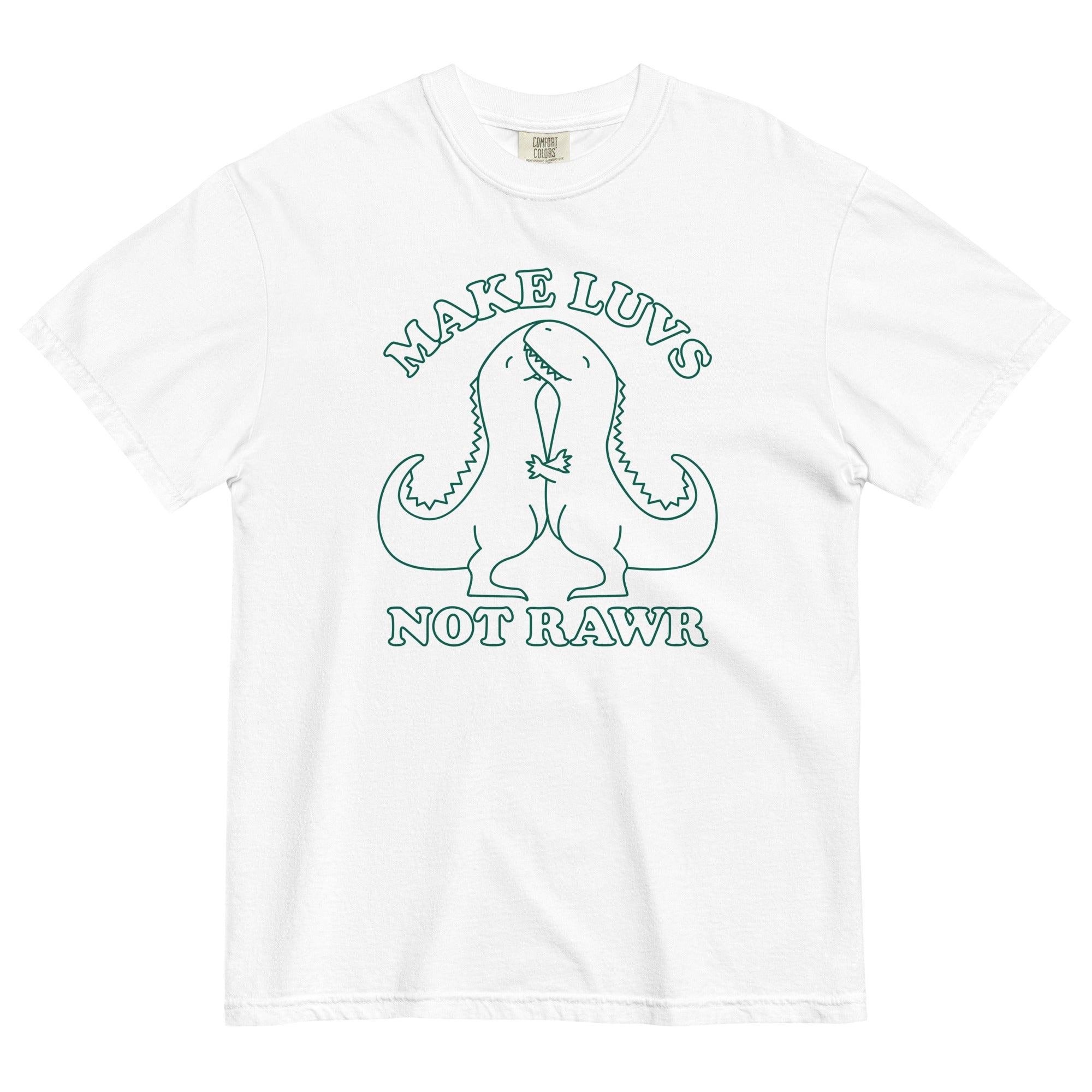 Make Luvs Not Rawr Men's Relaxed Fit Tee