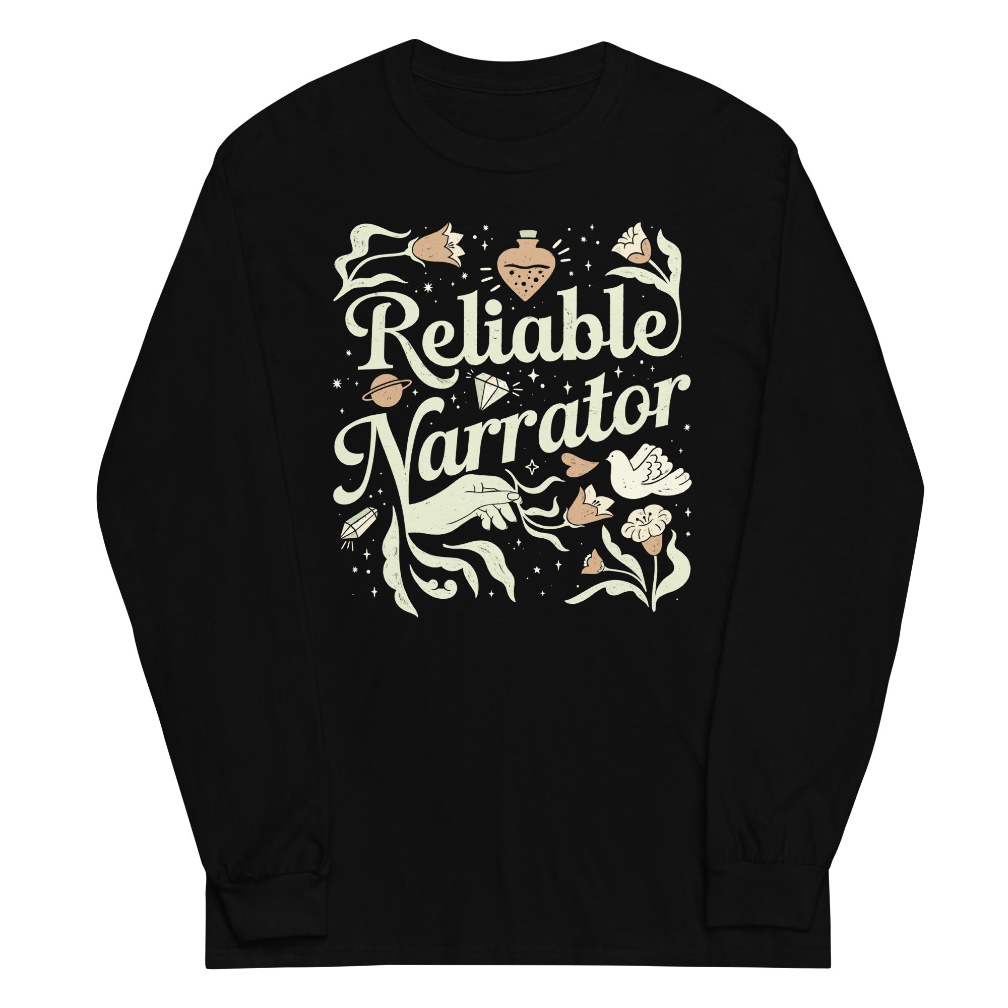 Reliable Narrator Unisex Long Sleeve Tee