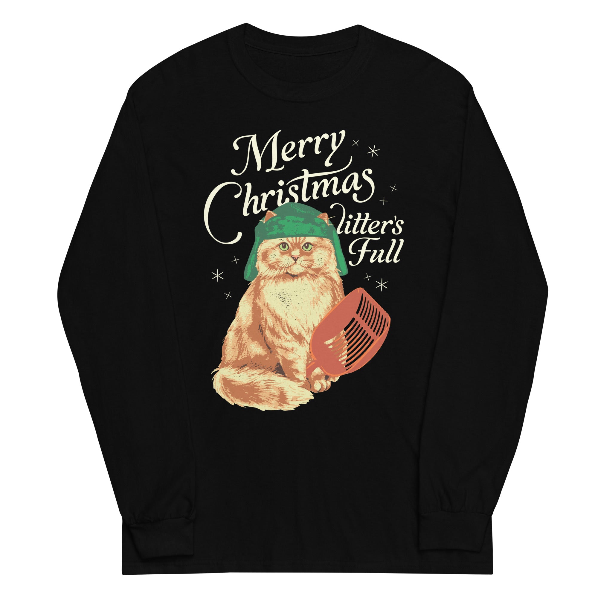 Merry Christmas Litter's Full Unisex Long Sleeve Tee