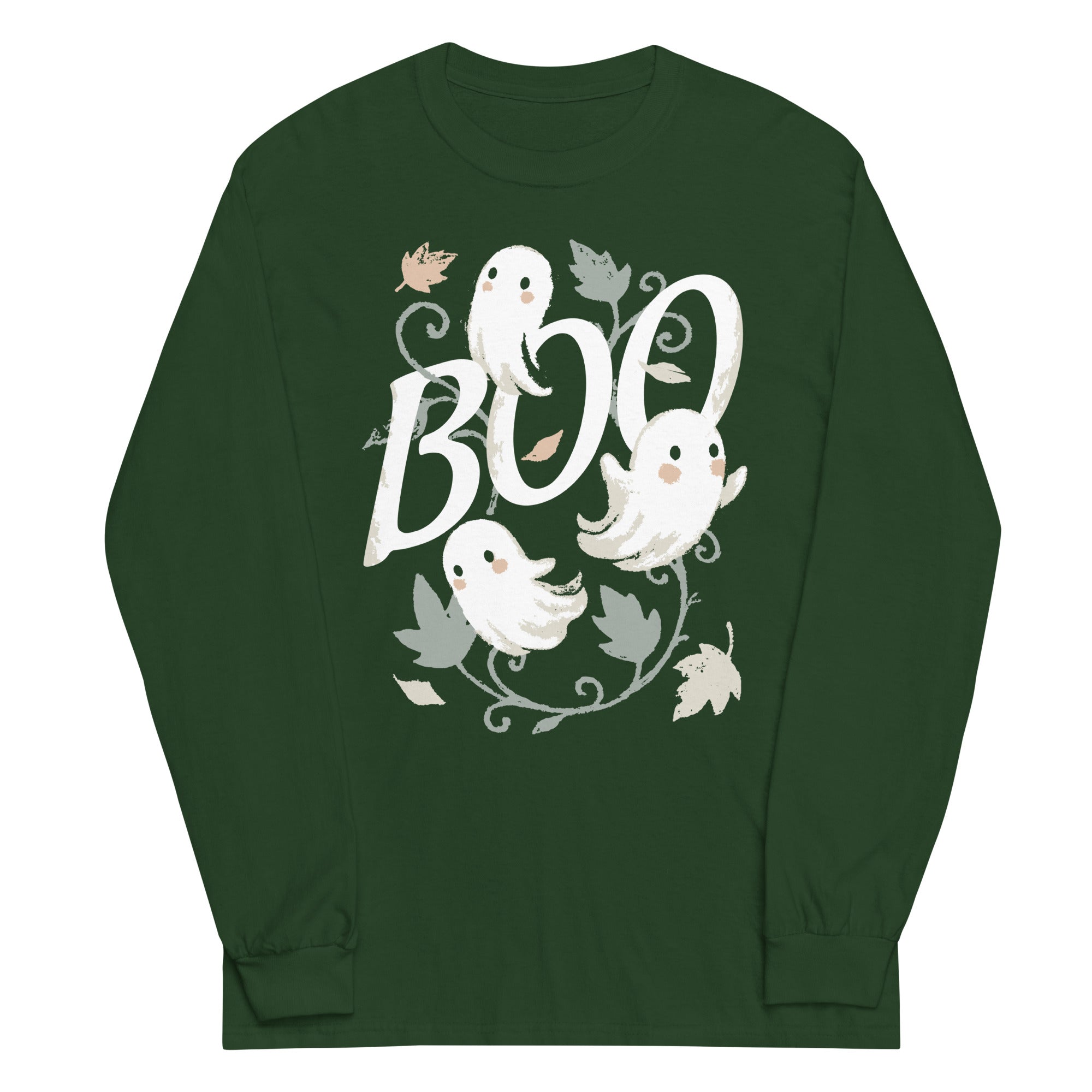 Boo Ghosts Unisex Long Sleeve Tee