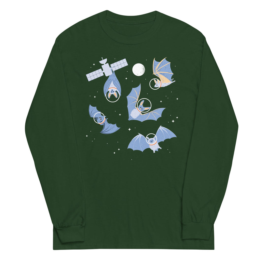 Bats In Space Unisex Long Sleeve Tee