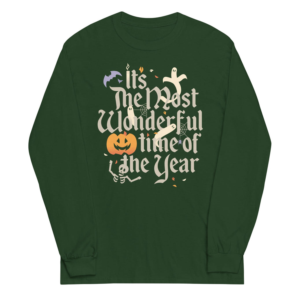 It's The Most Wonderful Time Of The Year Halloween Unisex Long Sleeve Tee